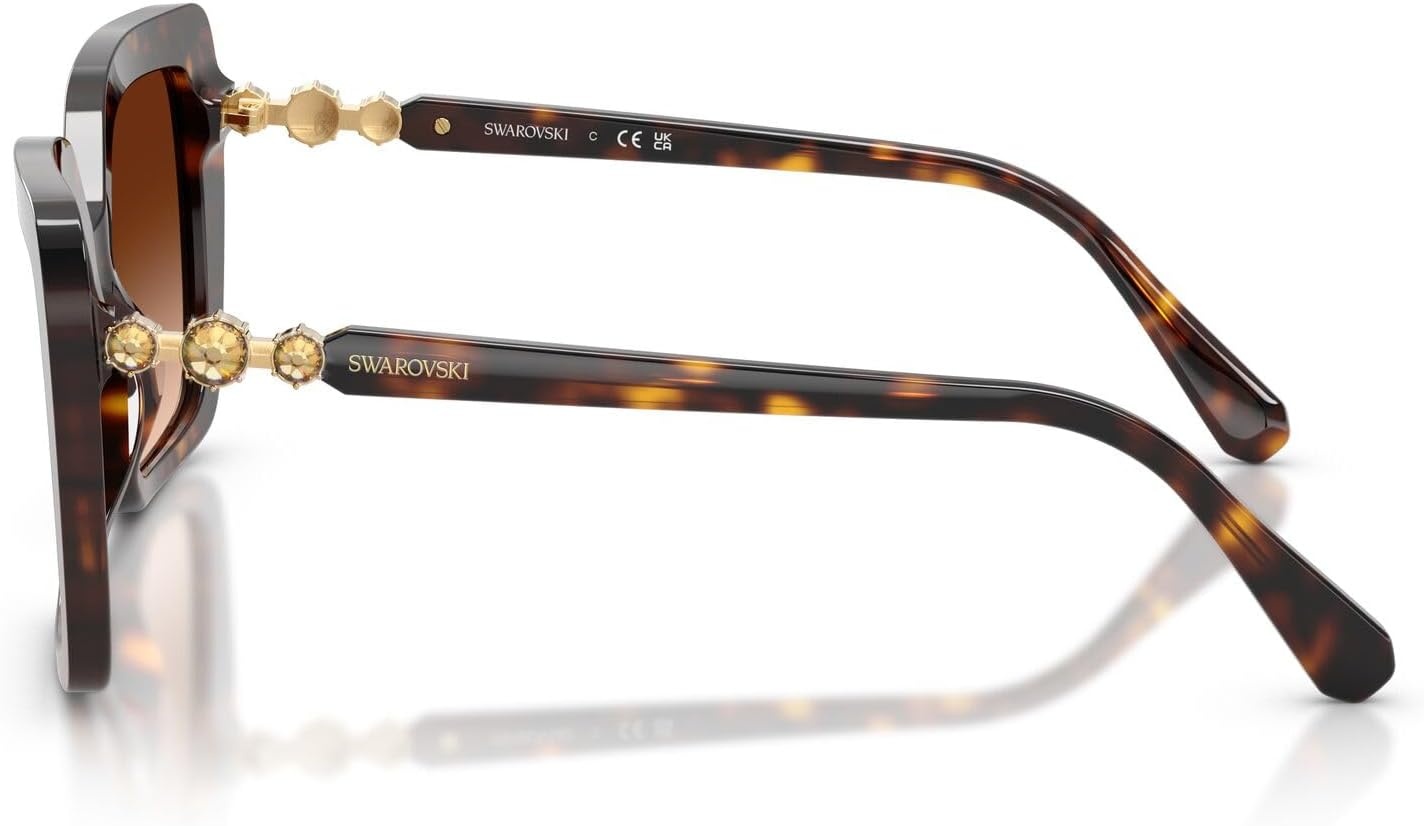 image:imageSwarovski womens Sk6049f Low Bridge FitHavanaBrown Gradient