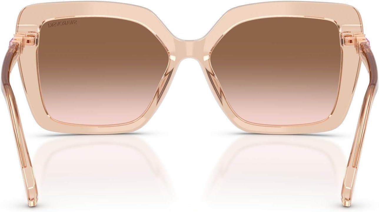 image:imageSwarovski womens Sk6049f Low Bridge FitTransparent BeigeBrown Gradient