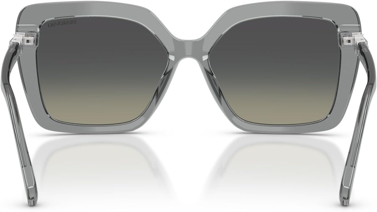 image:imageSwarovski womens Sk6049f Low Bridge FitTransparent GreyGradient Grey