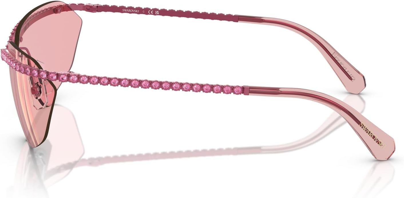 image:imageSwarovski womens Sk7001 Rectangular SunglassesRosePink