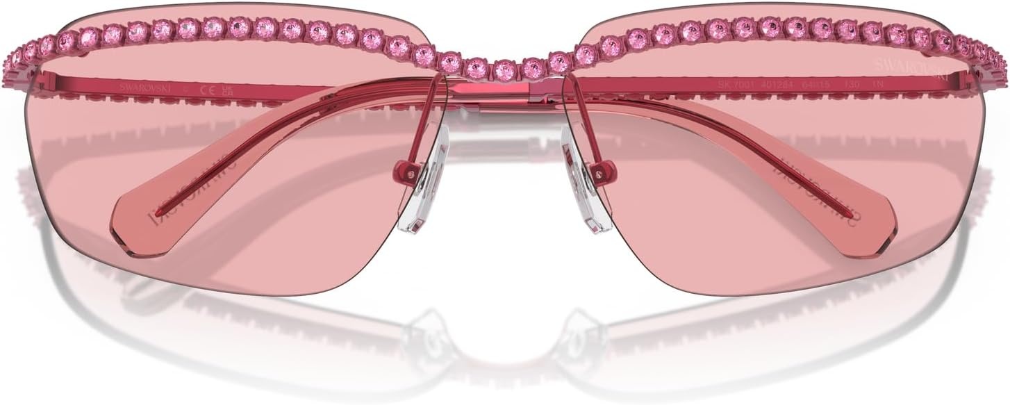 image:imageSwarovski womens Sk7001 Rectangular SunglassesRosePink