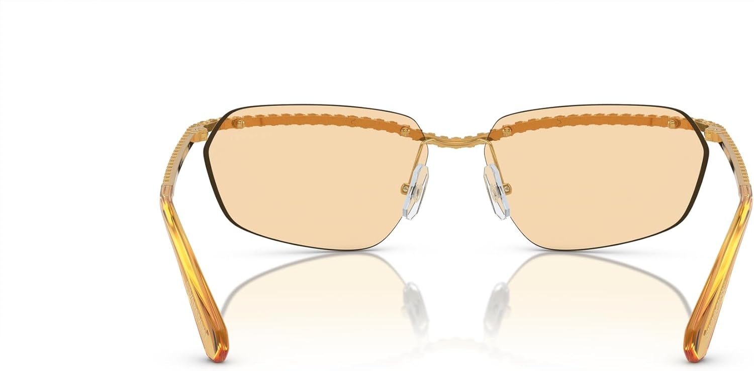 image:imageSwarovski womens Sk7001 Rectangular SunglassesYellowYellow