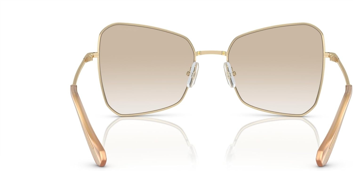 image:imageSwarovski womens Sk7008 Butterfly SunglassesPale GoldNeutral Gradient Light Grey