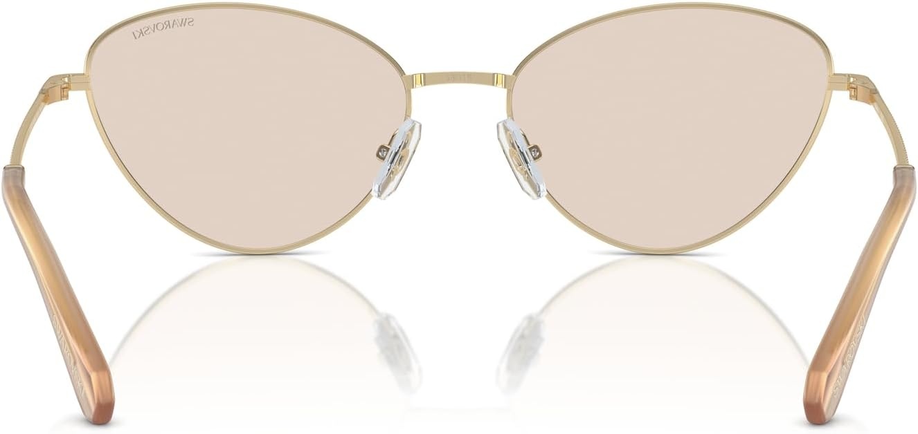 image:imageSwarovski womens Sk7014 Cat Eye SunglassesTransparent Pink to ClearGradient Violet