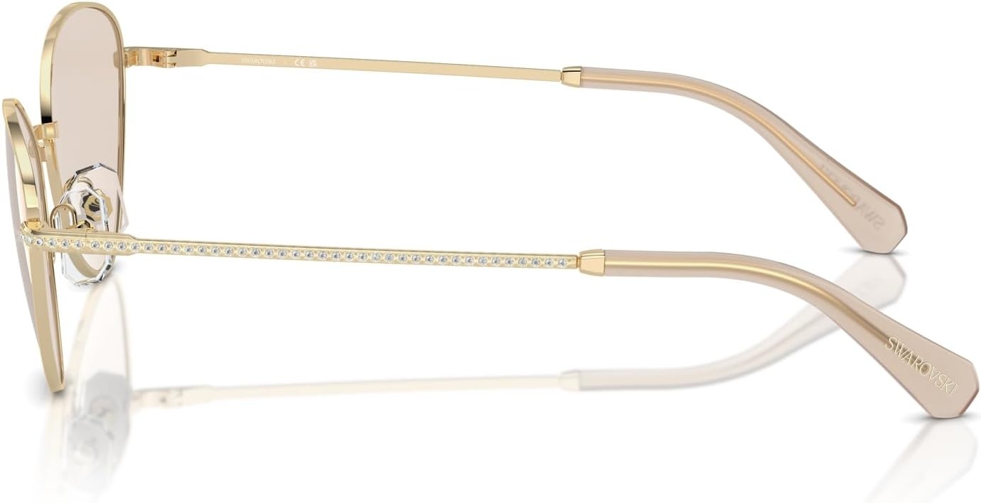 image:imageSwarovski womens Sk7014 Cat Eye SunglassesTransparent Pink to ClearGradient Violet