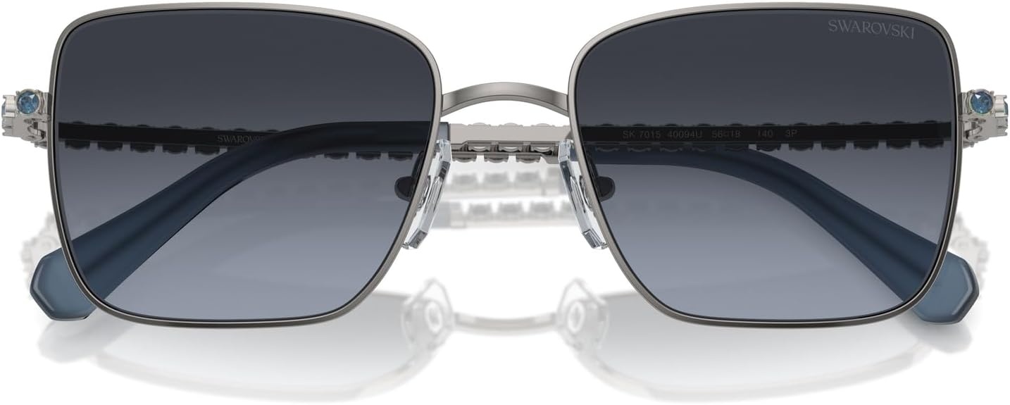 image:imageSwarovski womens Sk7015 Square SunglassesMilky PinkLight Purple Brown