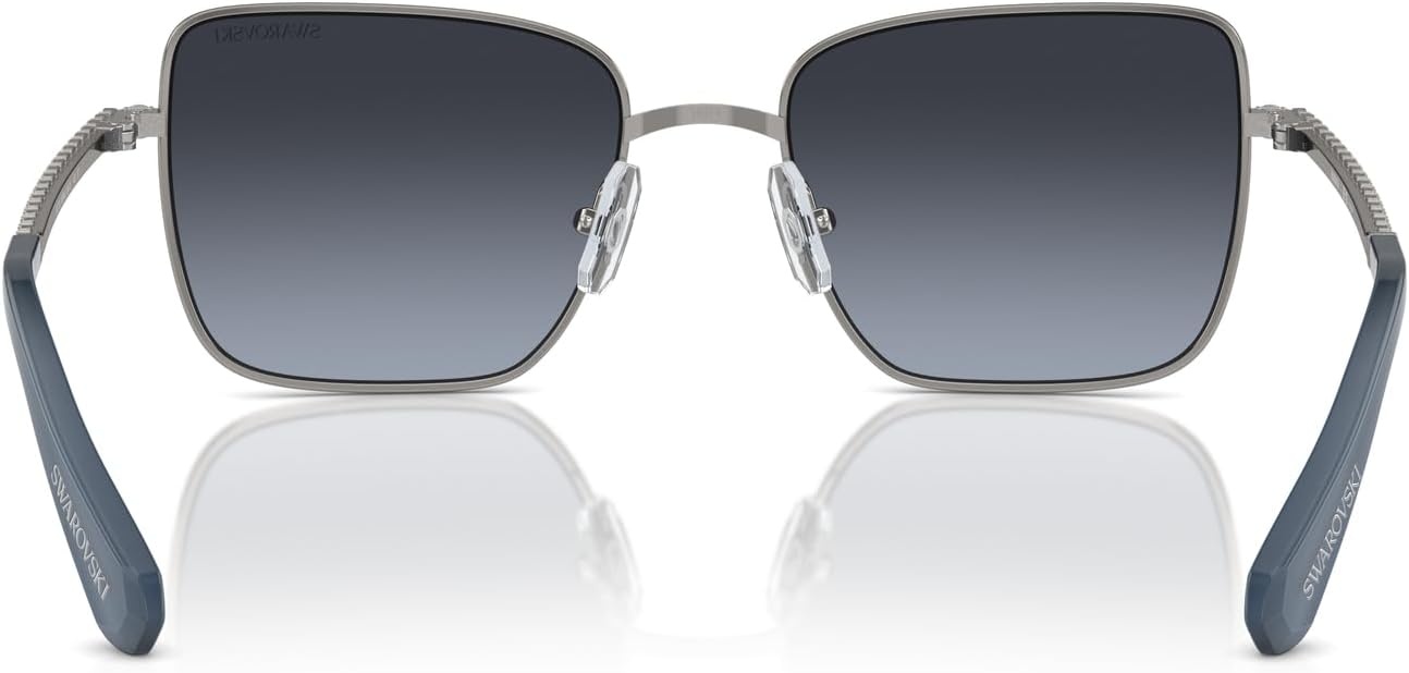 image:imageSwarovski womens Sk7015 Square SunglassesMilky PinkLight Purple Brown