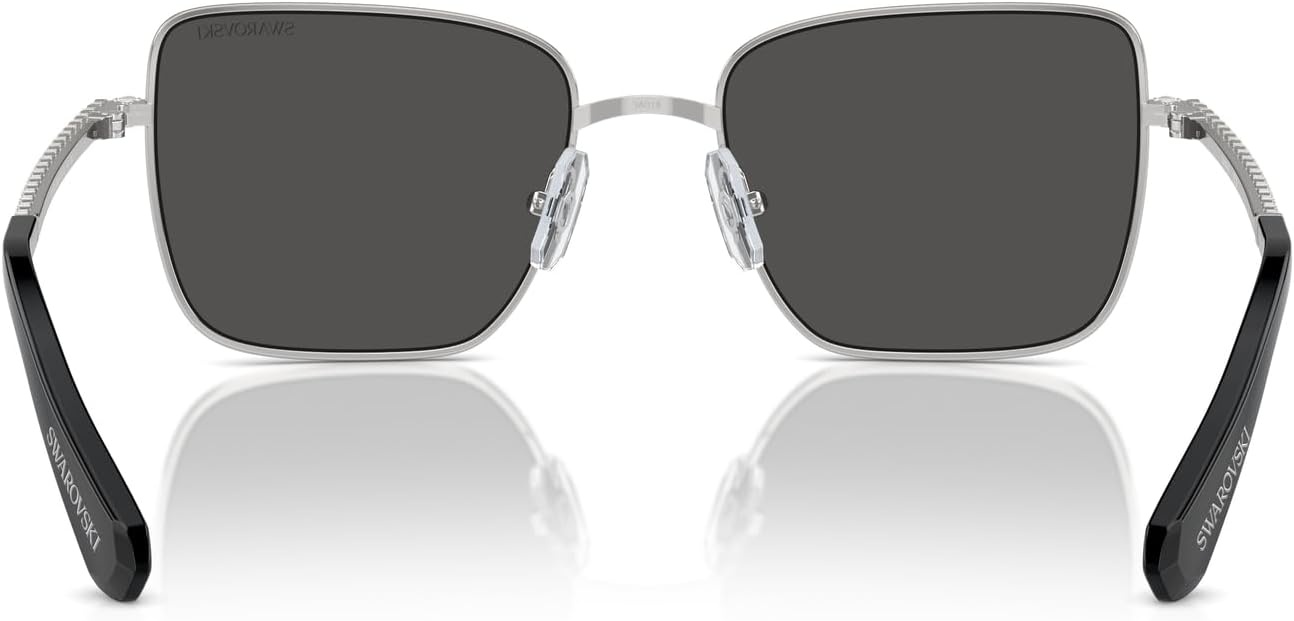 image:imageSwarovski womens Sk7015 Square SunglassesTransparent Blue to ClearGradient Blue