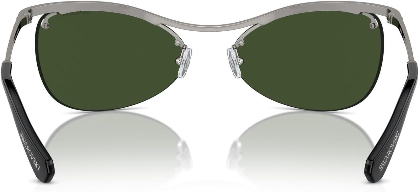 image:imageSwarovski womens Sk7018 Square SunglassesMedium HavanaDark Brown