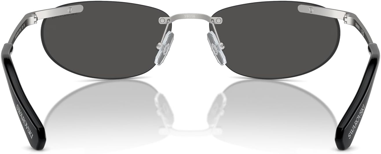 image:imageSwarovski womens Sk7019 Square SunglassesMilky PinkPink Mirrored Pink