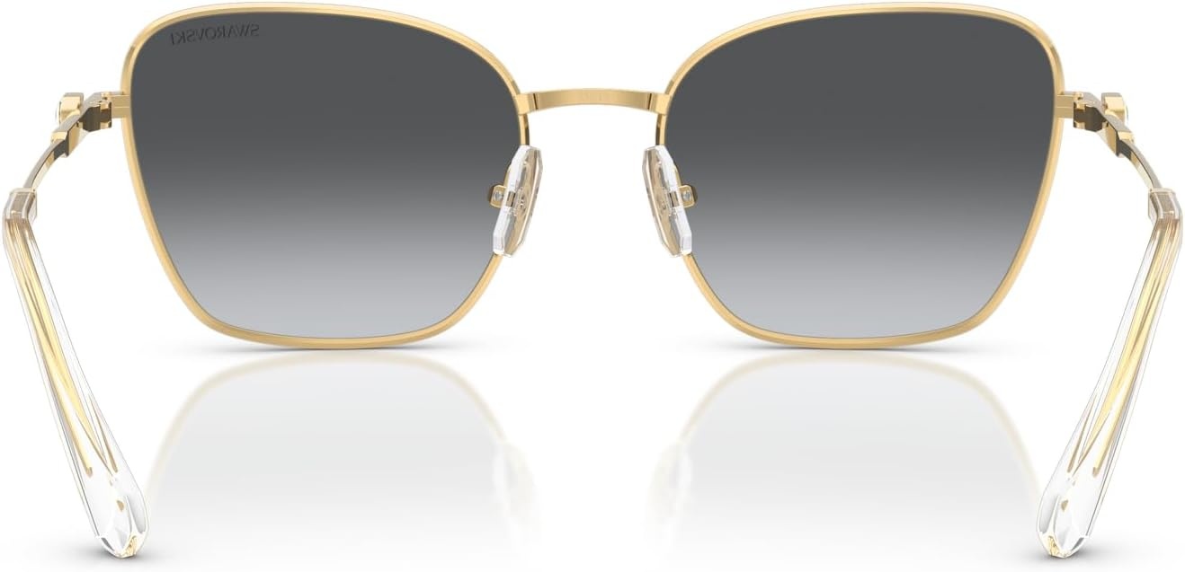 image:imageSwarovski womens Sk7029 Aviator SunglassesGoldGradient Grey Polarized