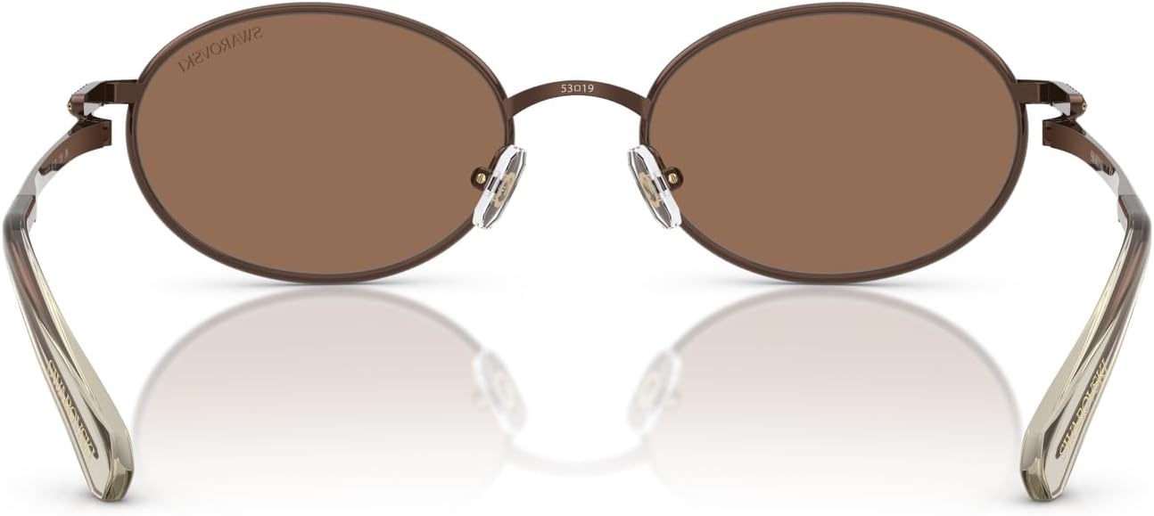 image:imageSwarovski womens Sk7033 Oval SunglassesBrownDark Brown