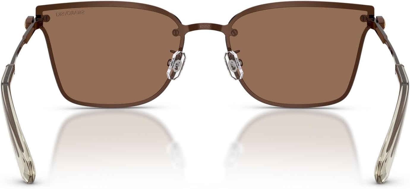 image:imageSwarovski womens Sk7036d Rectangular SunglassesBrownDark Brown