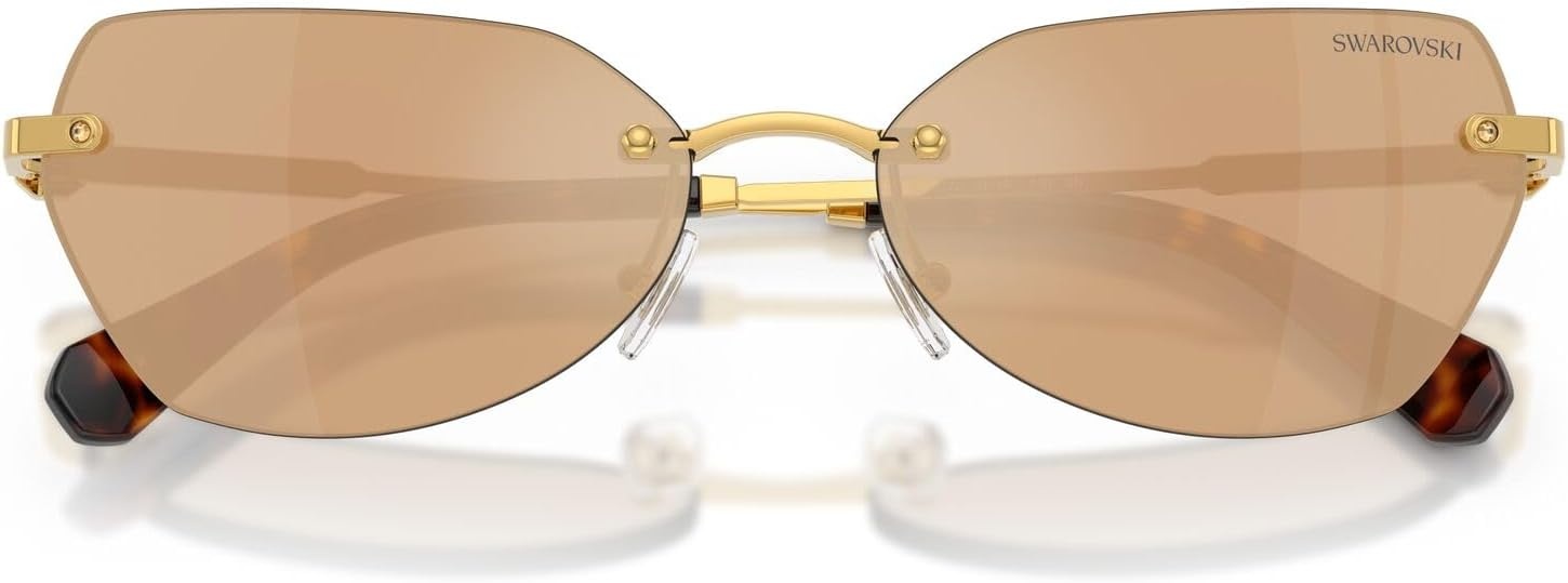 image:imageSwarovski womens Sk7038Dark GoldDark Brown Mirrored Rose Gold