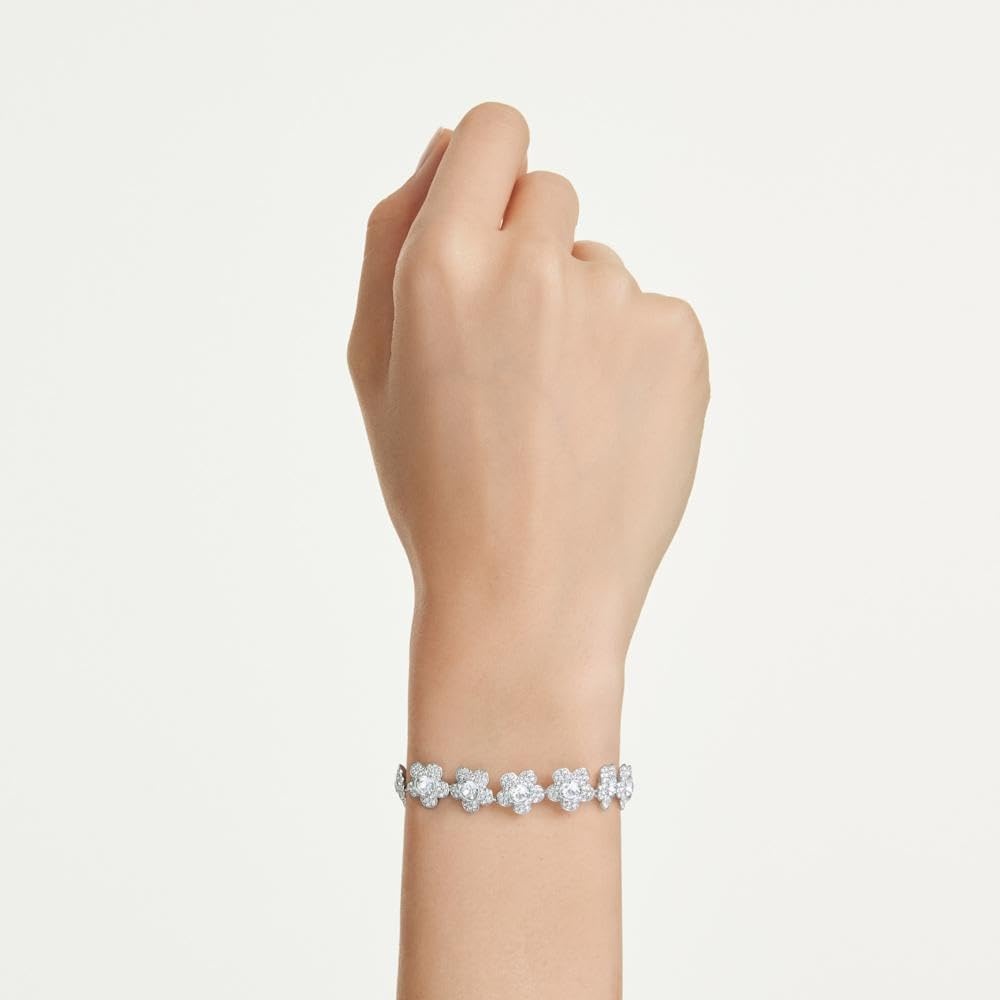 image:imageSwarovski x Ariana Grande Jewelry Collection Necklace Bracelet Choker Earrings Crystals Crystal Pearls Rhodium FinishClear Bracelet