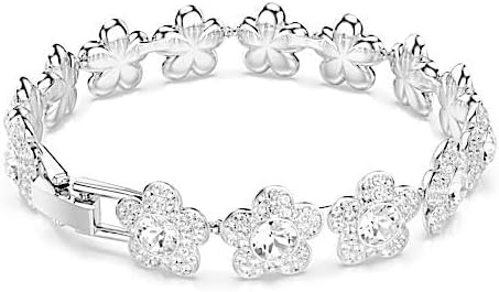 image:imageSwarovski x Ariana Grande Jewelry Collection Necklace Bracelet Choker Earrings Crystals Crystal Pearls Rhodium FinishClear Bracelet