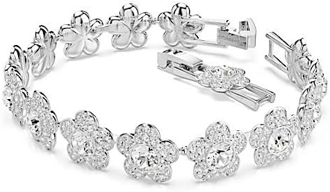 image:imageSwarovski x Ariana Grande Jewelry Collection Necklace Bracelet Choker Earrings Crystals Crystal Pearls Rhodium FinishClear Bracelet