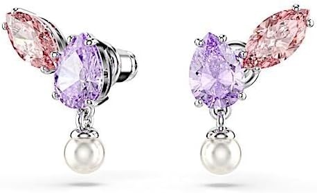 image:imageSwarovski x Ariana Grande Necklace amp Earring Sets Rhodium Finish Official Ariana Grande Jewelry CollectionMulticolor Set