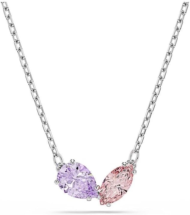 image:imageSwarovski x Ariana Grande Necklace amp Earring Sets Rhodium Finish Official Ariana Grande Jewelry CollectionMulticolor Set