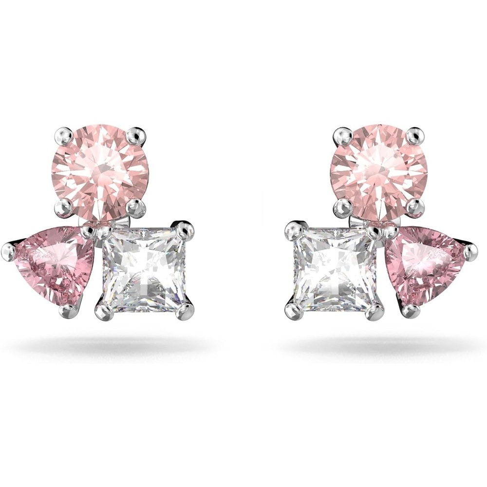 image:imageSwarovski Attract Crystal Necklace and Earrings Jewelry CollectionPierced Earrings  Rhodium Tone