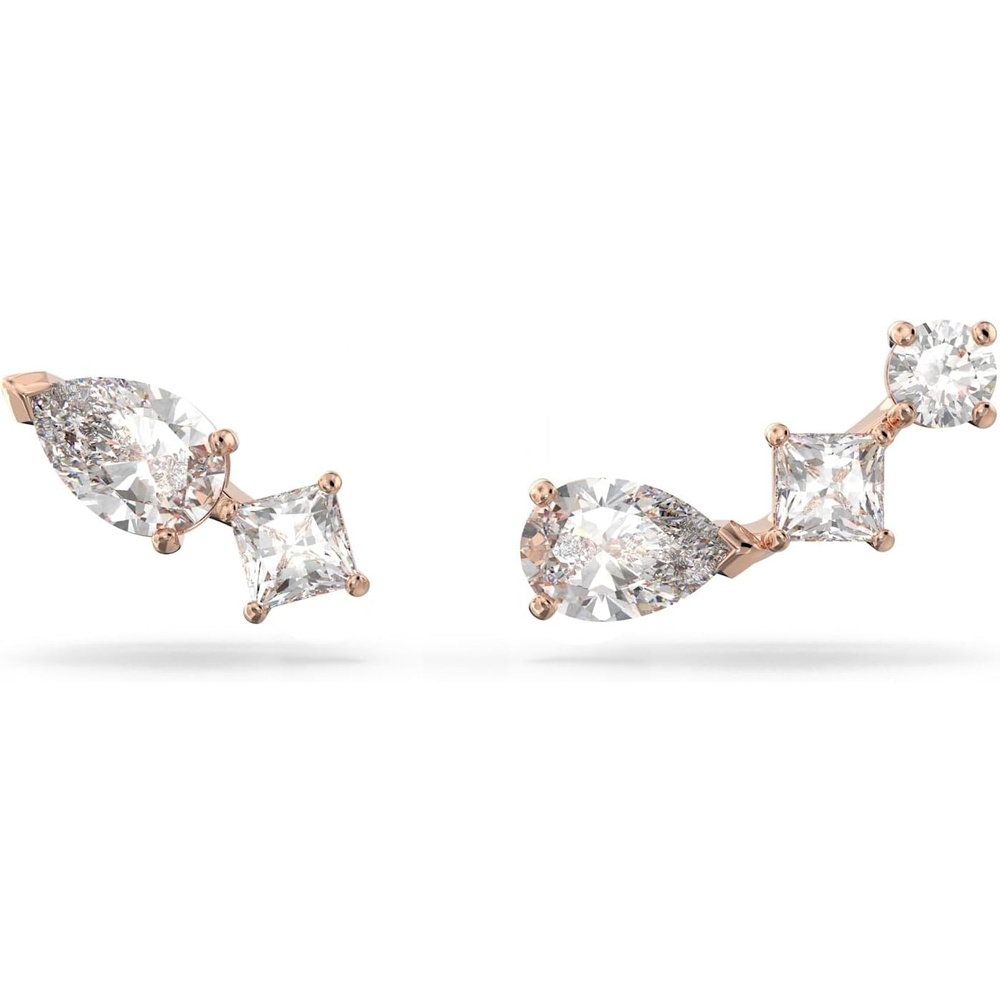 image:imageSwarovski Attract Crystal Necklace and Earrings Jewelry CollectionPierced Earrings Rose Gold Tone