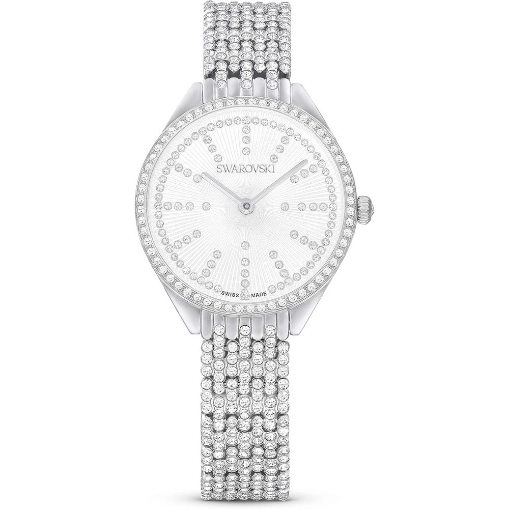 image:imageSwarovski Attract Watch Swiss Made Metal Bracelet Silver Tone Stainless Steel