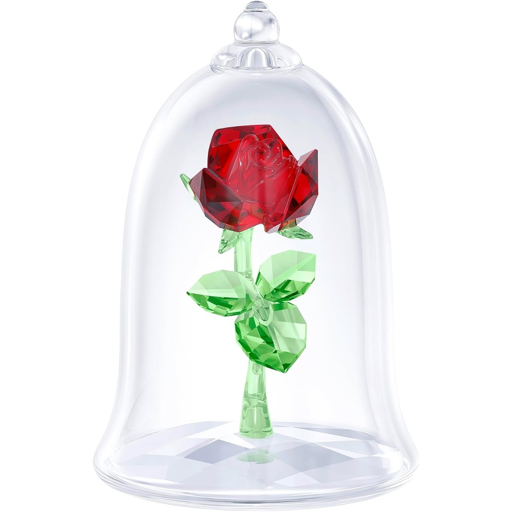 image:imageSwarovski Beauty and The Beast Enchanted Rose Crystal Collectible Figurine