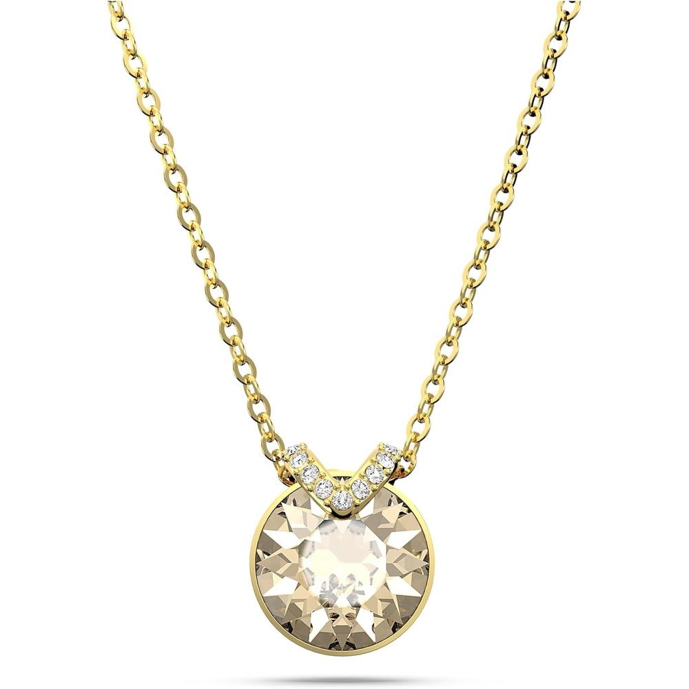image:imageSwarovski Birthstone Pendant Necklace Collection SquareCut Stone and Crystals Rhodium FinishGold Tone