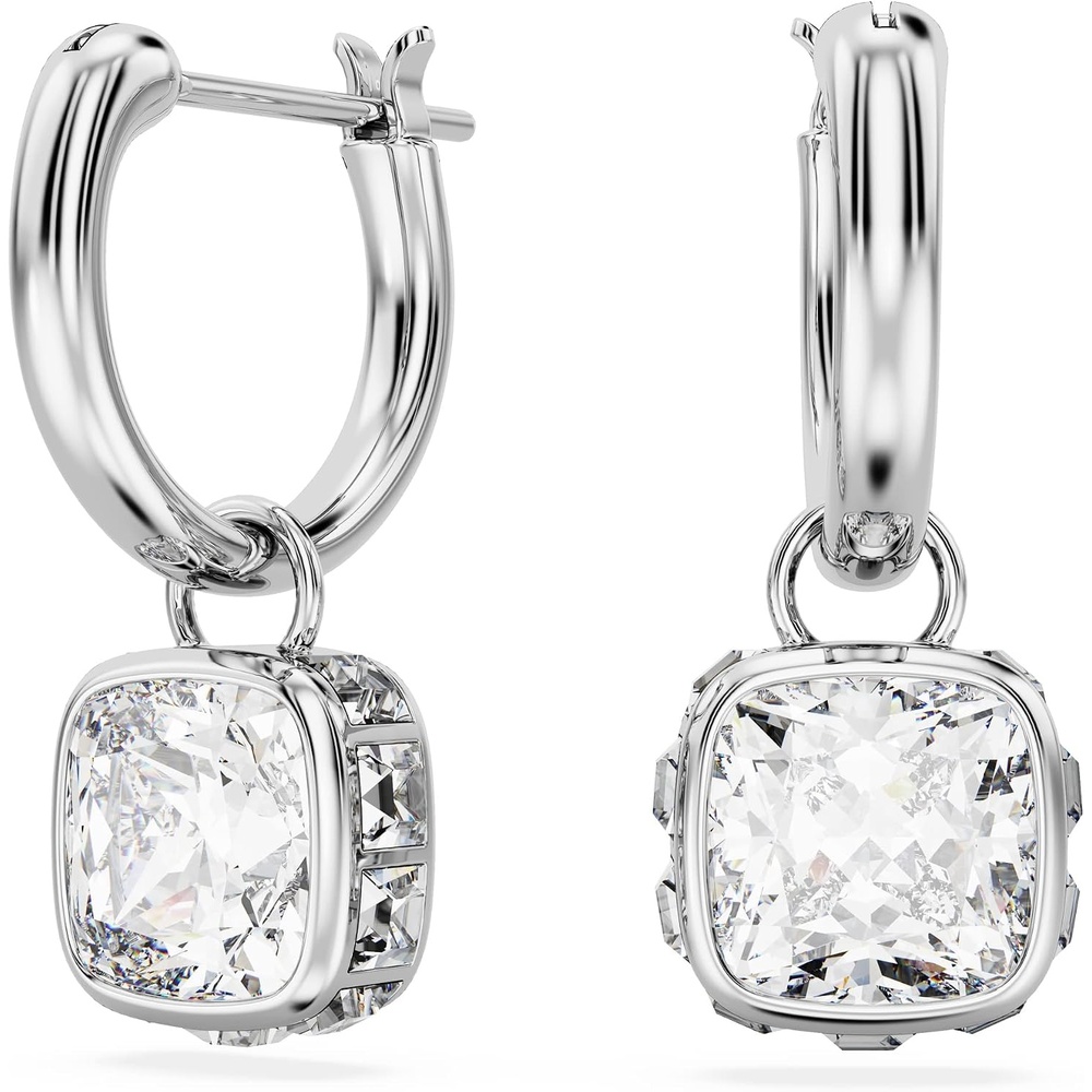 image:imageSwarovski Chroma Stud Earring Collection Rhodium and Gold Tone Finishes MultiColor CrystalsClear