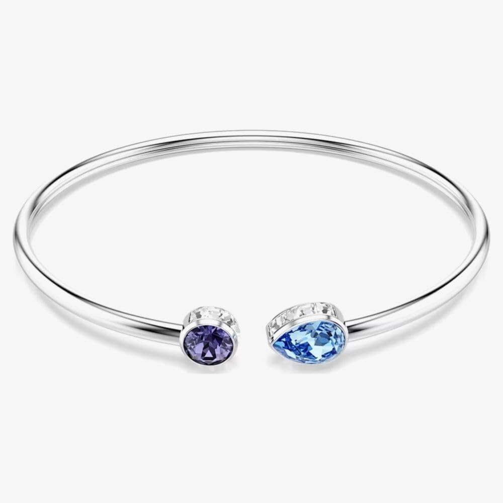 image:imageSwarovski Chroma bangle Mixed cuts Multicolored Rhodium plated