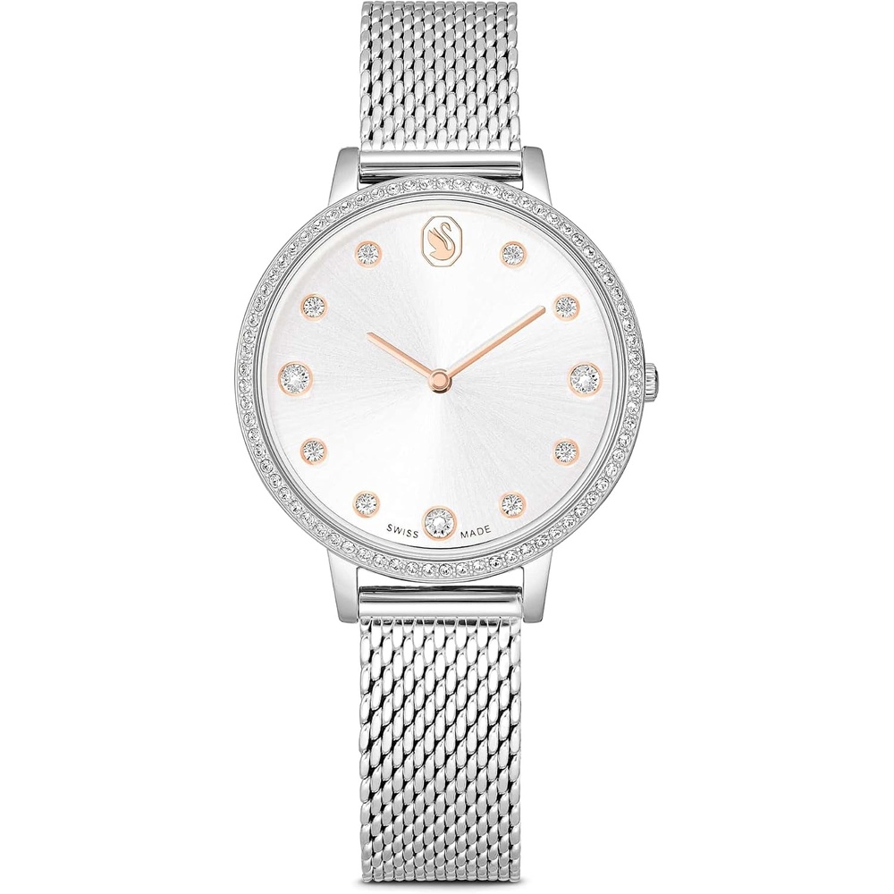 image:imageSwarovski Clarica Watch Swiss Made Metal Bracelet Silver Tone Stainless Steel