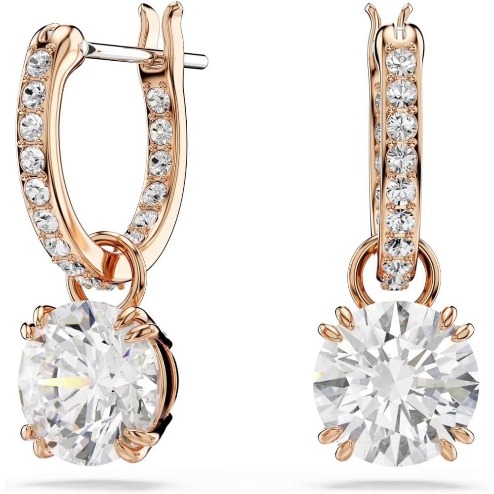 image:imageSwarovski Constella Drop Earrings CollectionRose Gold Tone