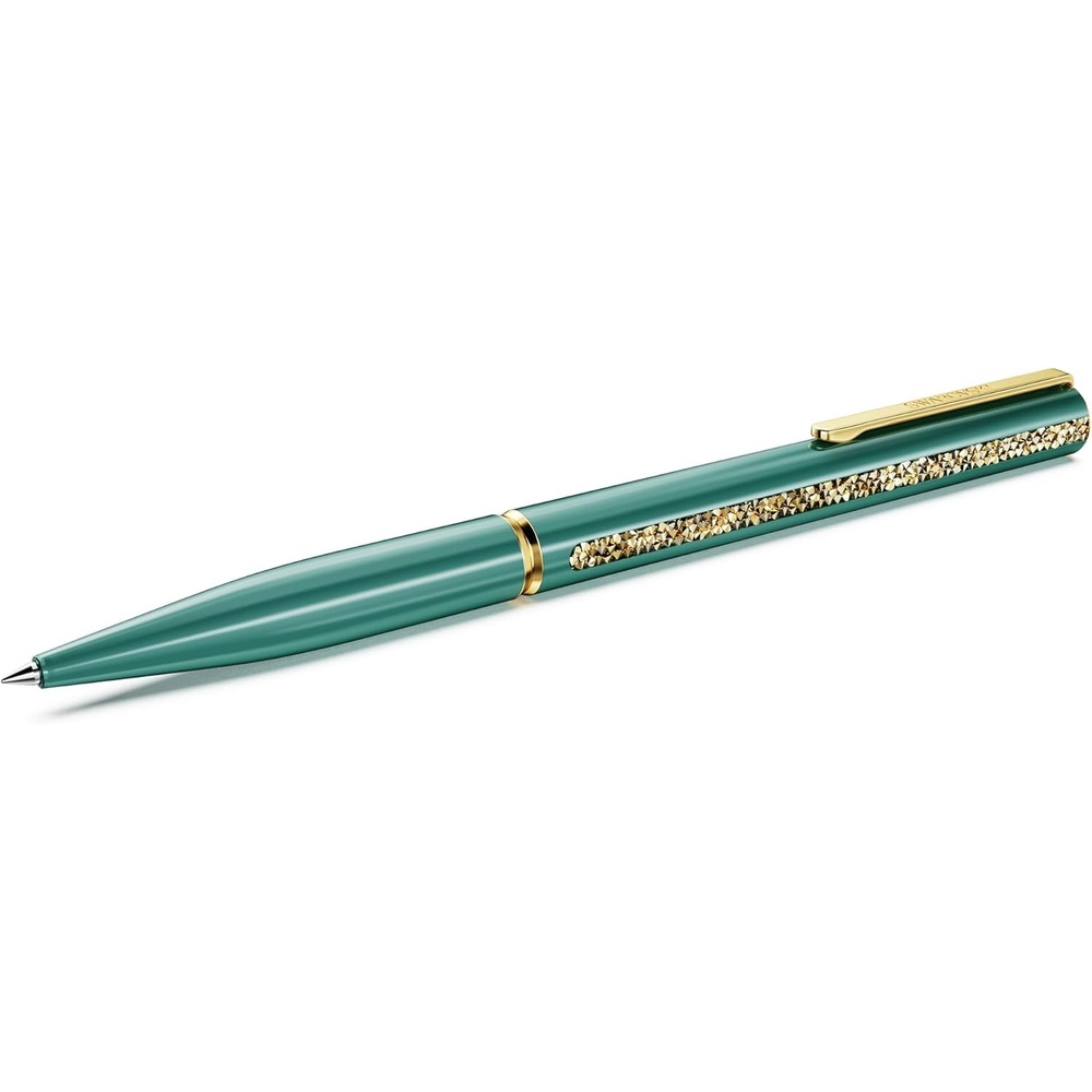 image:imageSwarovski Crystal Shimmer Glide ballpoint pen Green Green lacquered Goldtone finishGreen