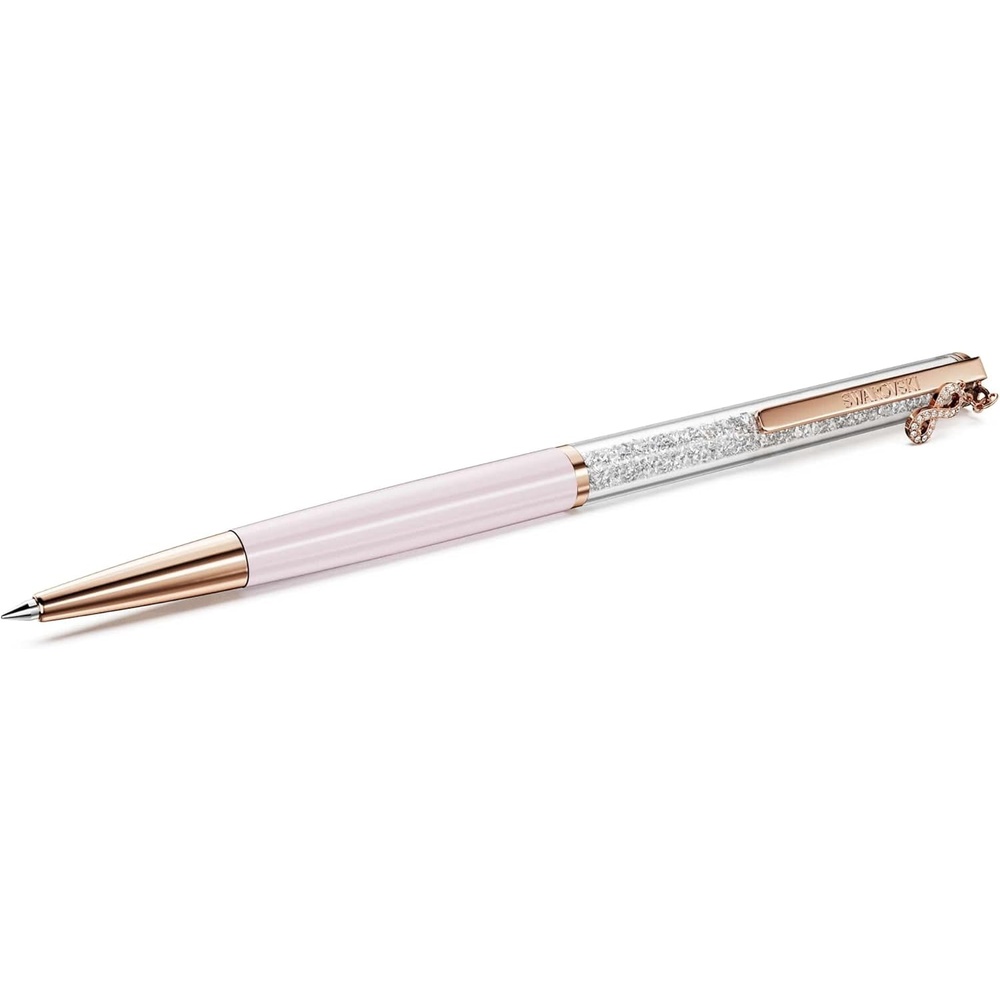 image:imageSwarovski Crystalline Silk ballpoint pen Infinity Pink lacquered Rose goldtone plated