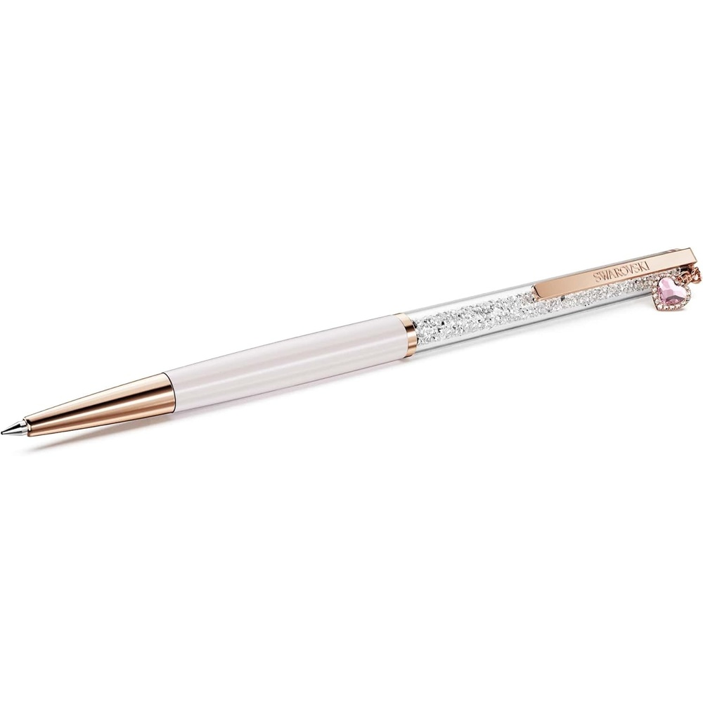 image:imageSwarovski Crystalline ballpoint pen Heart Pink Pink lacquered Rose goldtone plated