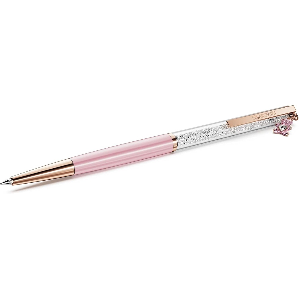 image:imageSwarovski Crystalline ballpoint pen Teddy Pink Pink lacquered Rose goldtone plated