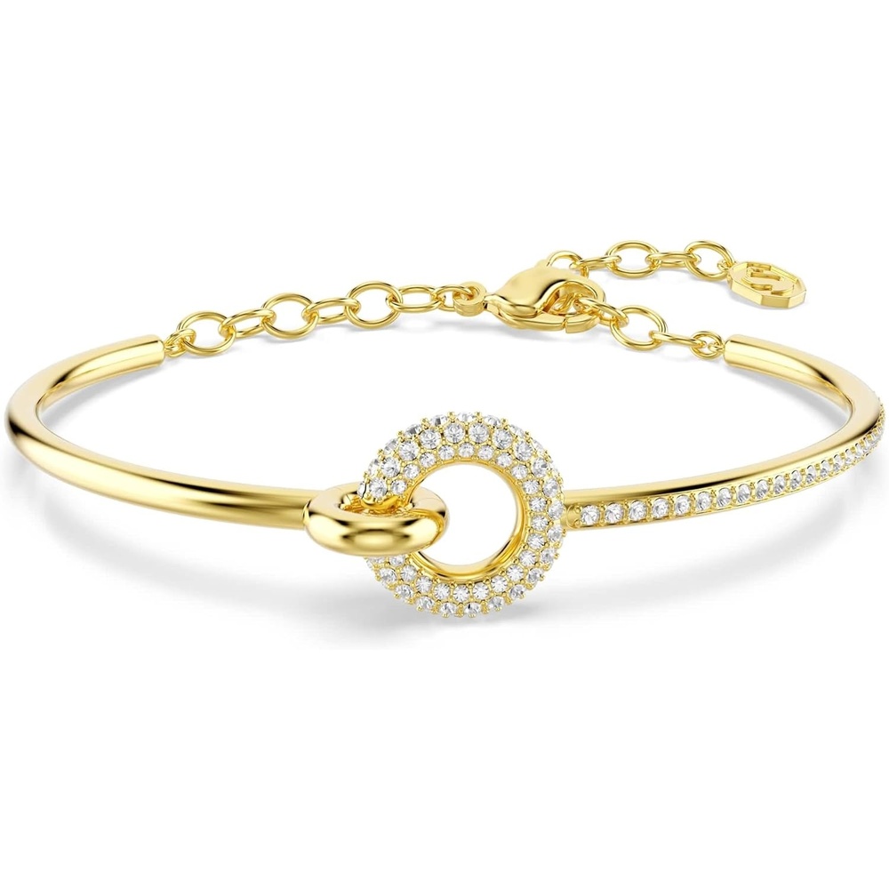 image:imageSwarovski Dextera bangle Round cut White GoldtSwarovski One plated