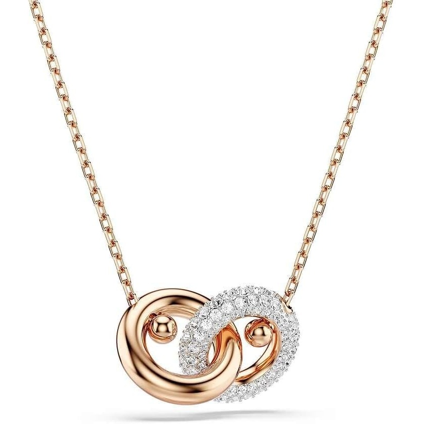 image:imageSwarovski Dextera pendant Round cut White Rose goldtSwarovski One plated