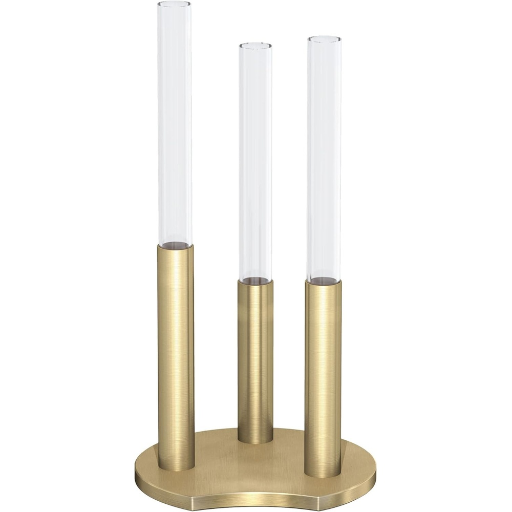image:imageSwarovski Garden Tales Decorative Vase Glass Vase with Gold Tone Finish Base Small Vase for Single Flowers Part of The Swarovski Garden Tales CollectionDecorative Vase Large