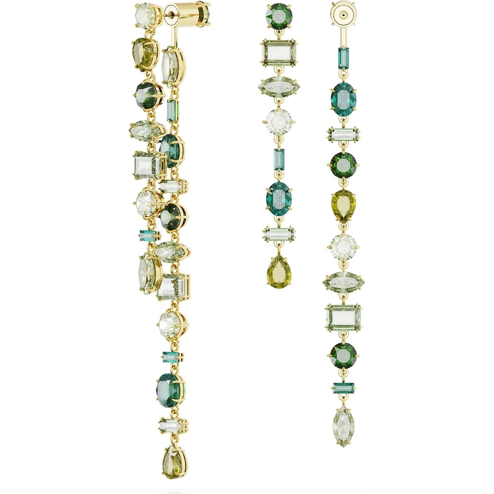 image:imageSwarovski Gema Crystal Drop Earrings CollectionGreen