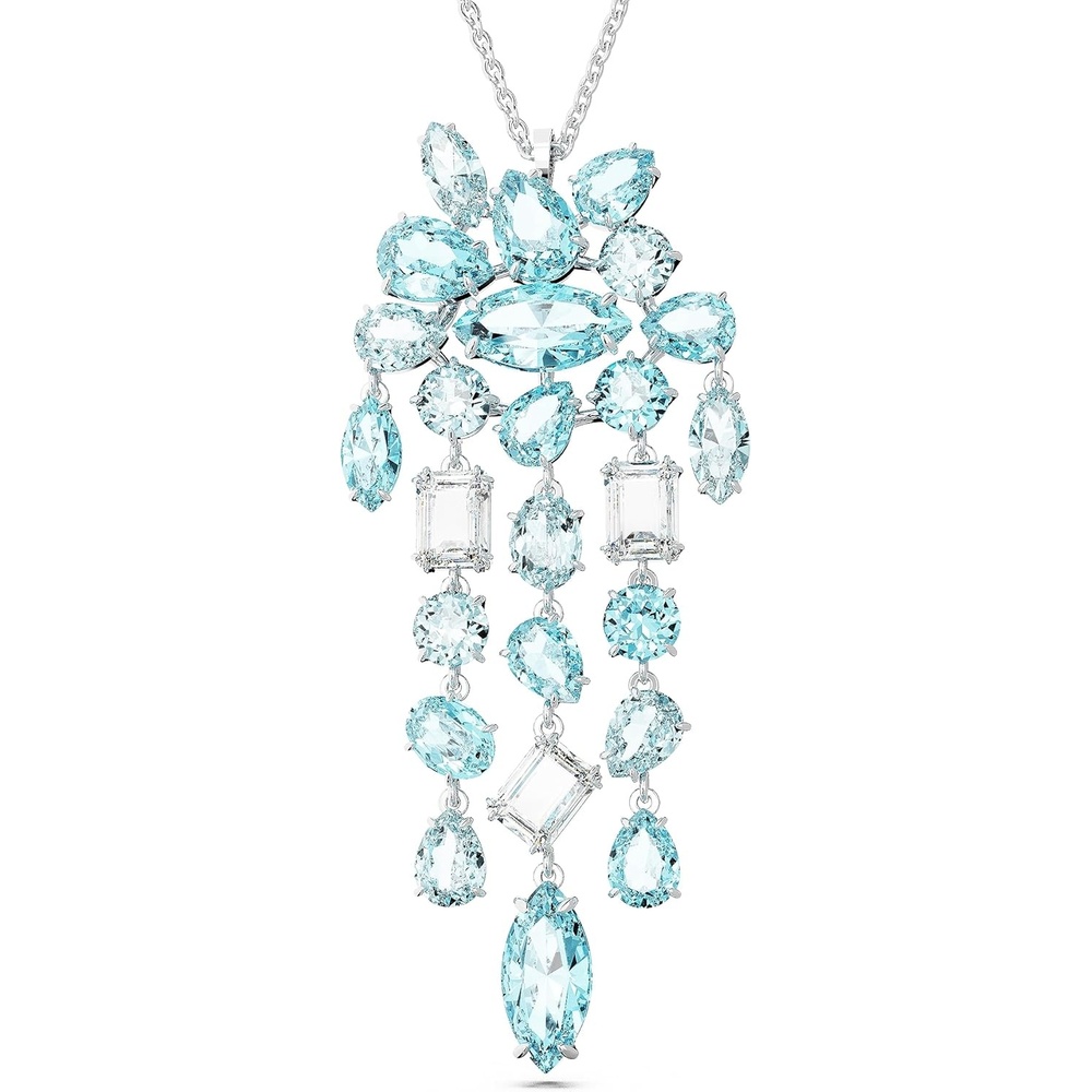 image:imageSwarovski Gema Flower Pendant Necklace CollectionBlue