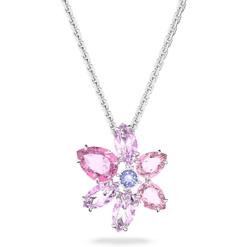 image:imageSwarovski Gema Flower Pendant Necklace CollectionPink