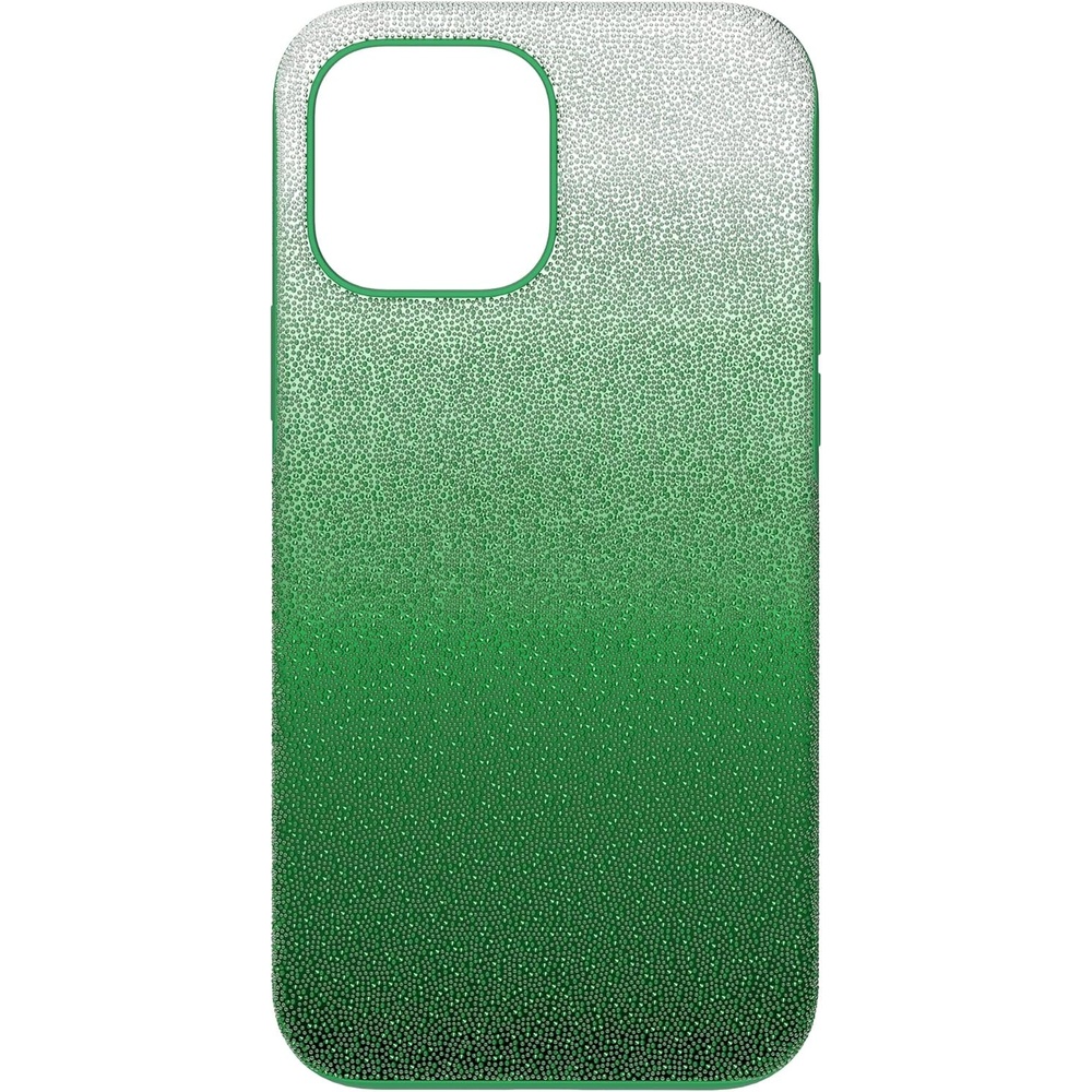 image:imageSwarovski High Phone Case for iPhone 14 Pro Max with Green Crystals in Ombre Effect Part of The High CollectionCrystalsGreen