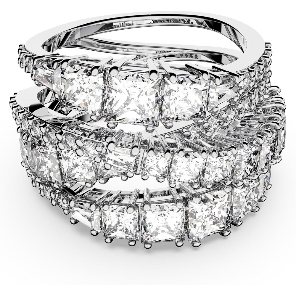 image:imageSwarovski Hypberola Ring Mixed Cuts Clear Rhodium FinishUS 455EU 50