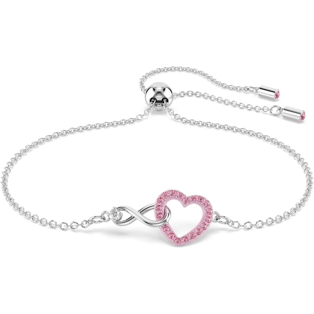 image:imageSwarovski Hyperbola Bracelet Heart And Infinity Pink Rhodium Finished