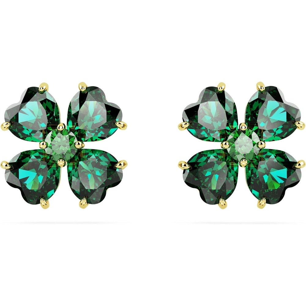 image:imageSwarovski Idyllia Clover Crystal Jewelry CollectionStud Earrings
