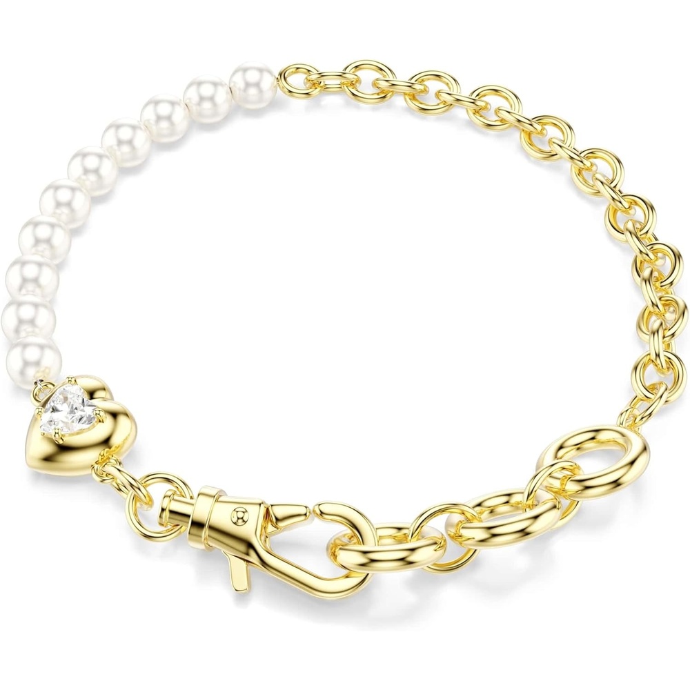 image:imageSwarovski Idyllia bracelet Crystal pearl White GoldtSwarovski One plated