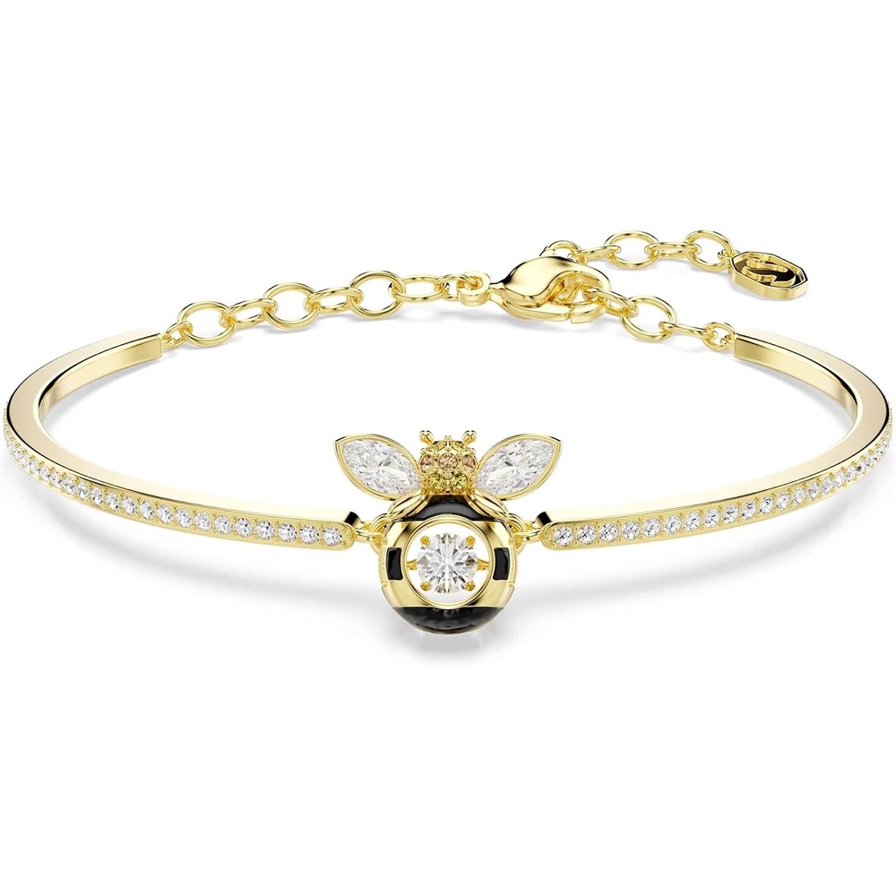 image:imageSwarovski Idyllia bracelet Mixed cuts Bee Multicolored GoldtSwarovski One plated