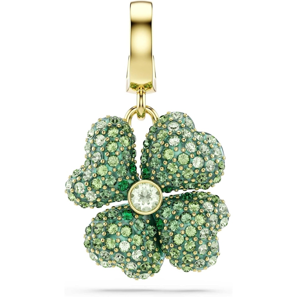 image:imageSwarovski Idyllia charm Clover Green Goldtone plated