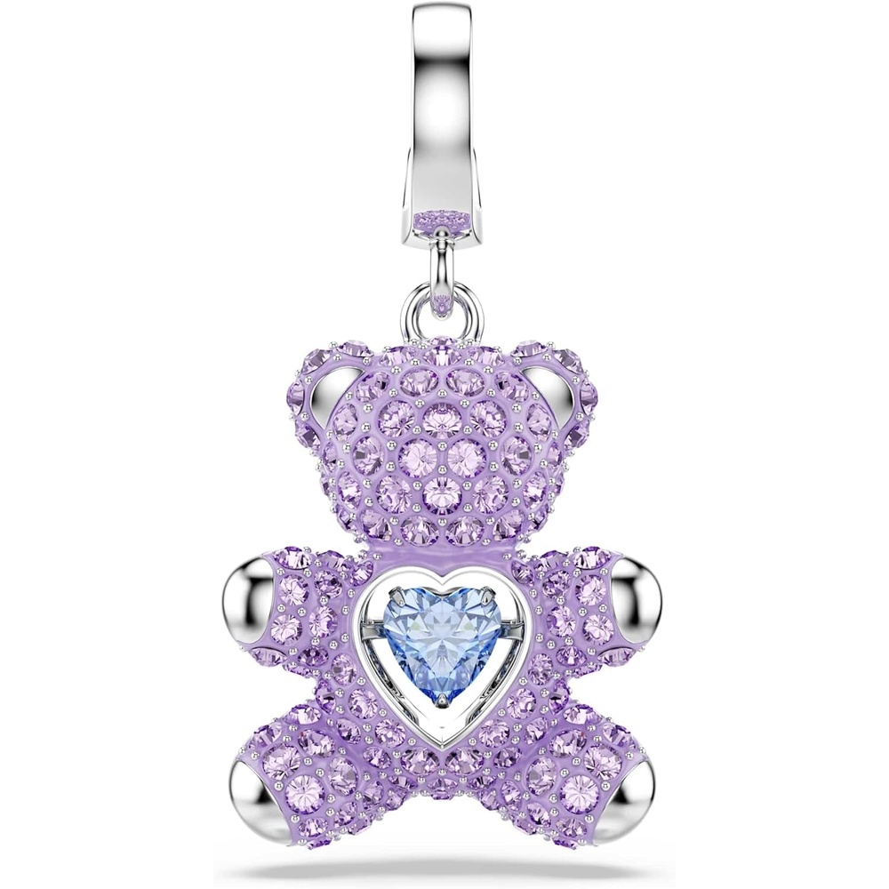 image:imageSwarovski Idyllia charm Mixed cuts Teddy Purple Rhodium plated